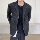 Pinstripe Stitch Blazer