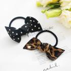 Leopard Print Bow Hair Tie