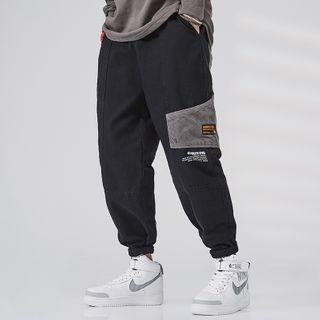 Color Blockcropped Harem Pants