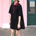 Color-block Mini Dress