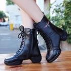 Bee Print Lace Up Dance Boots