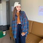 Retro Plaid Long-sleeve Shirt