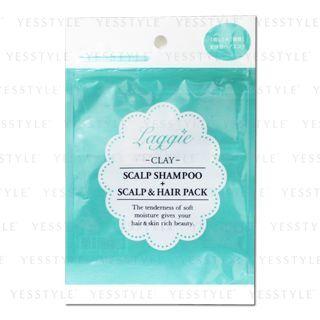 Laggie - Scalp Shampoo & Hair Pack Trial Set 10ml X 3