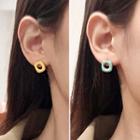 Non-matching Square Earring