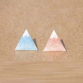 Handmade Fuji Mountain Earrings