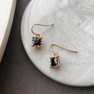 Resin Square Dangle Earring 1 Pair - Hook Earring - One Size