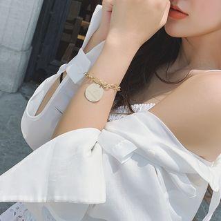 Stainless Steel Disc Bracelet
