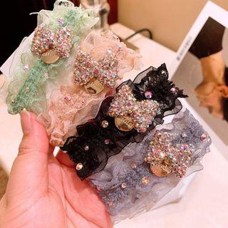 Embellished Butterfly Lace Hair Clip