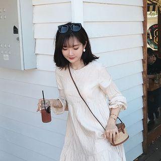 Long-sleeve Frill Dress / Sleeveless Frill Dress