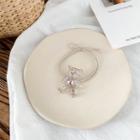 Faux Crystal Bear Hair Tie As Shown In Figure - One Size