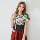 Hanbok Top (short-sleeve / Ivory)