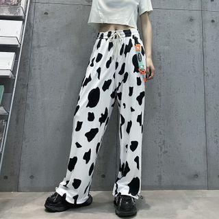 Dairy Cow Print Sweatpants