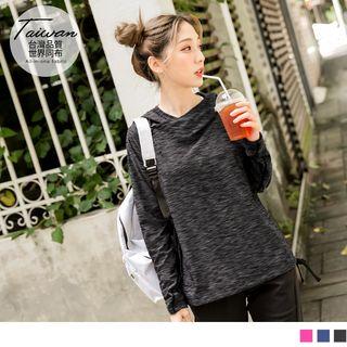 Tie Hem Sport Hoodie