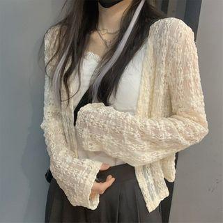 Lace Jacket / Wide-leg Pants