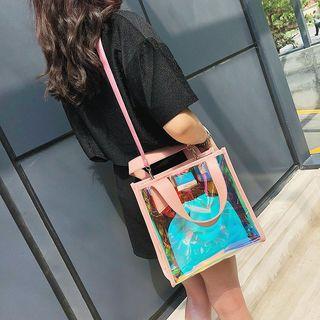 Set: Clear Tote + Drawstring Pouch