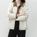 Plaid Jacket Off-white - One Size