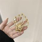 Alloy Hair Claw Gold - One Size