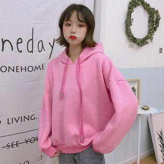 Loose-fit Zip-side Hoodie