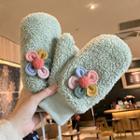 Flower-detailed Gloves
