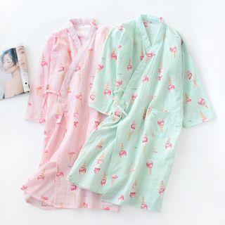 Ice Cream Print Robe