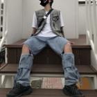 Detachable-leg Jeans