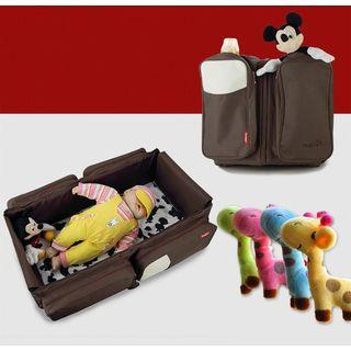 Nylon Pockets Zip Carryall Bag