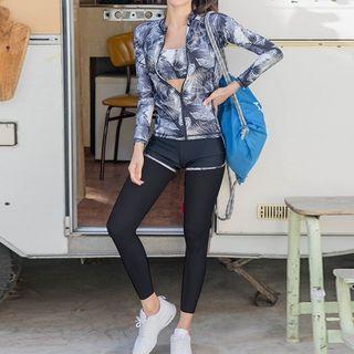 Set: Rash Guard + Swim Top + Shorts + Pants