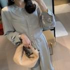 Long-sleeve Shirt / Midi Dress
