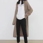 Tie-waist Cardigan With Belt