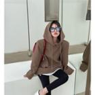 Hooded Jacket Coffee - One Size