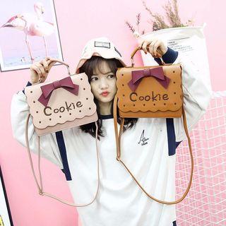 Faux-leather Cookie Cross Bag