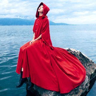 Hooded Maxi Jacket