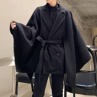 Tie Waist Coat Black - One Size