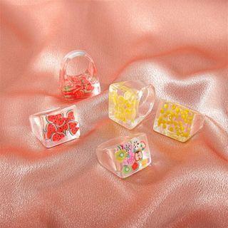 Fruit Resin Ring (various Designs)