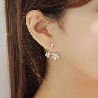 Floral Swing 925 Sterling Silver Earrings