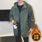 Fleece Lining Hooded Jacket