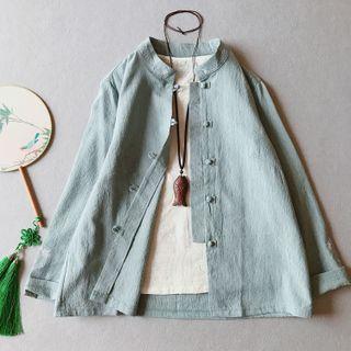 Frog Button Blouse
