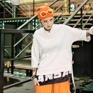 3/4 Sleeve Hooded Top