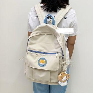 Embroidered Dog Backpack