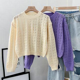 Patterned Embroidery Sweater