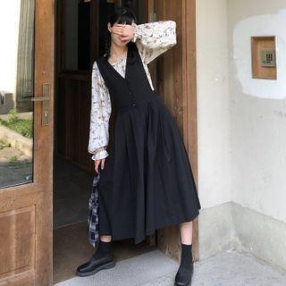 Vest Dress / Off Shoulder Chiffon Top