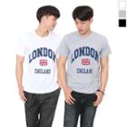 Plus Size London Printed T-shirt