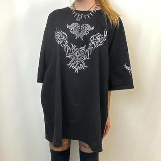 Short Sleeve Floral Print Loose-fit T-shirt
