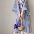 Traditional Chinese 3/4-sleeve Long Jacket / Tube Top / Skirt