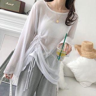 Knit Drawstring Top