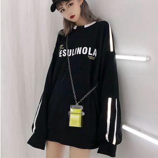 Reflective Lettering Sweatshirt