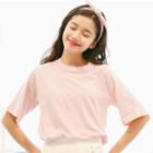 Short-sleeve Star Embroidered T-shirt