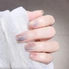 Print Faux Nail Tips R134 - Ash Purple & Nude - One Size