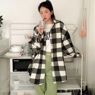 Check Oversize Lumberjack Shirt