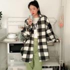 Check Oversize Lumberjack Shirt
